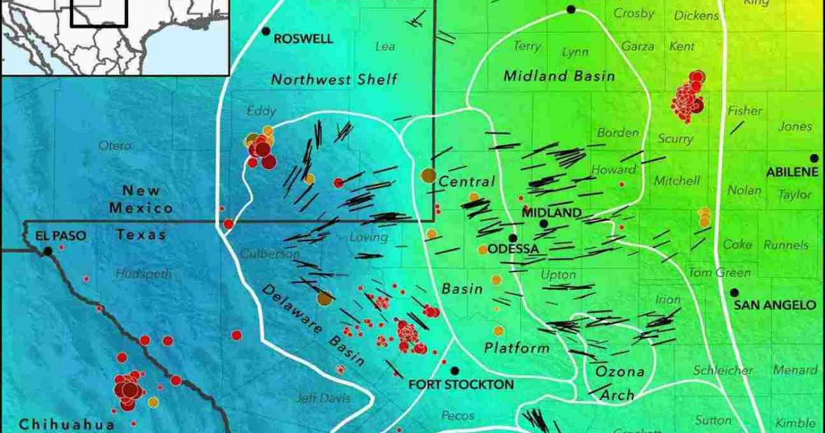 texas earthquake map seismic stress map profiles induced earthquake risk for west texas new mexico texas earthquake map seismic stress map profiles induced earthquake risk for west texas new mexico