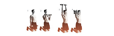 Shoulder press and triceps extension