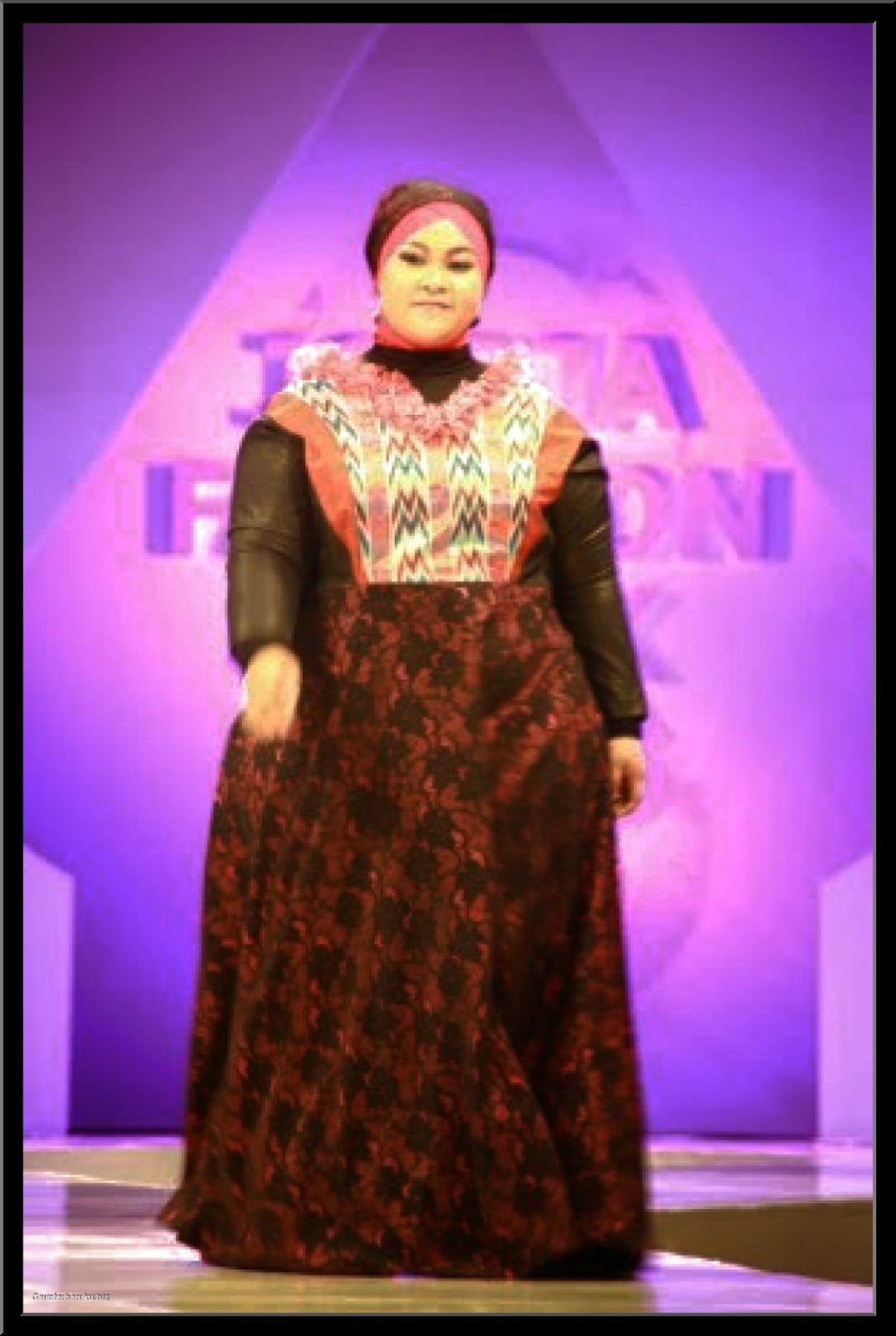 10 Model Baju  Lebaran Untuk  Wanita  Muslim Gemuk 