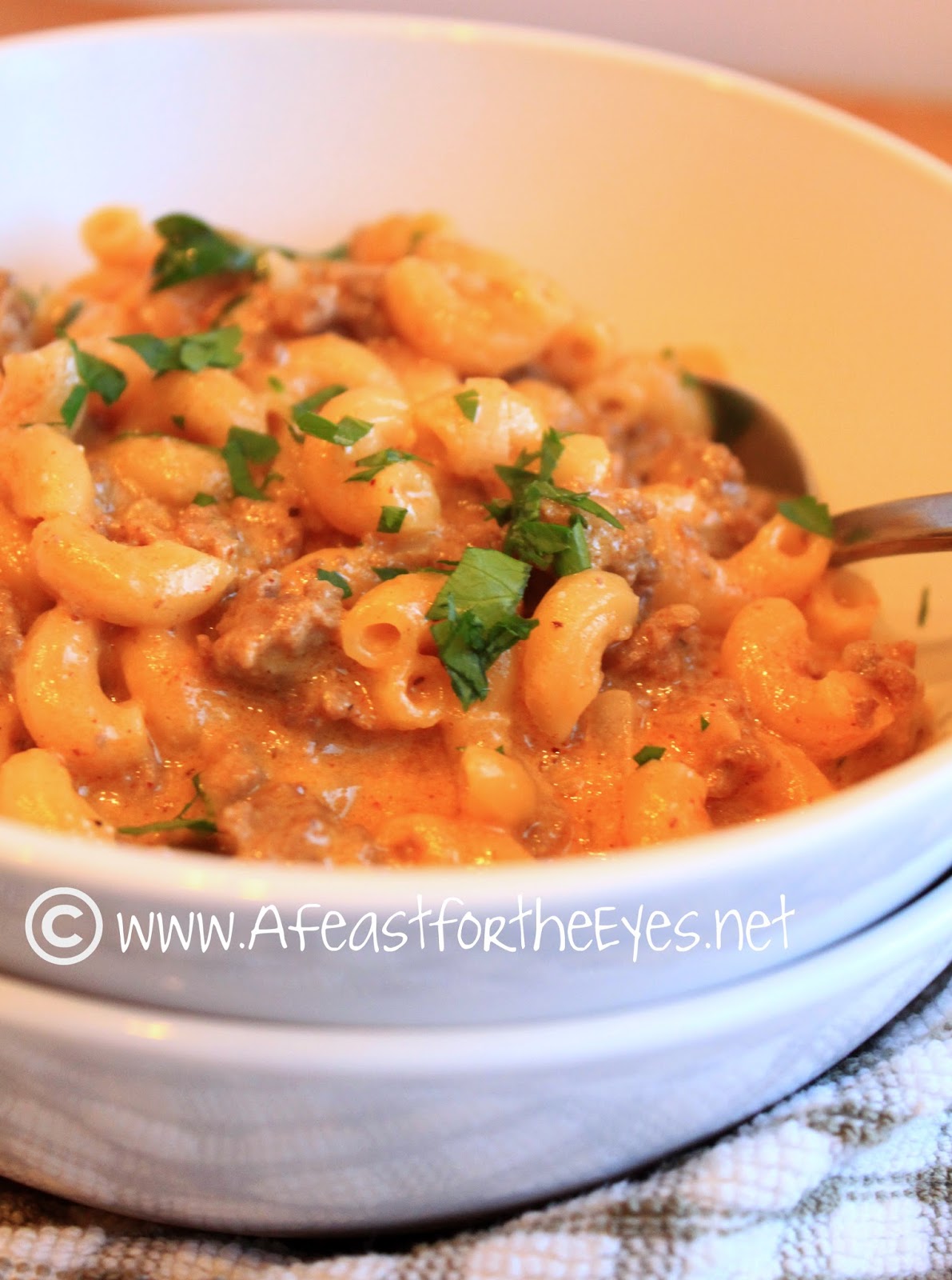 Homemade Cheeseburger Hamburger Helper (OnePot Wonder) A Feast For