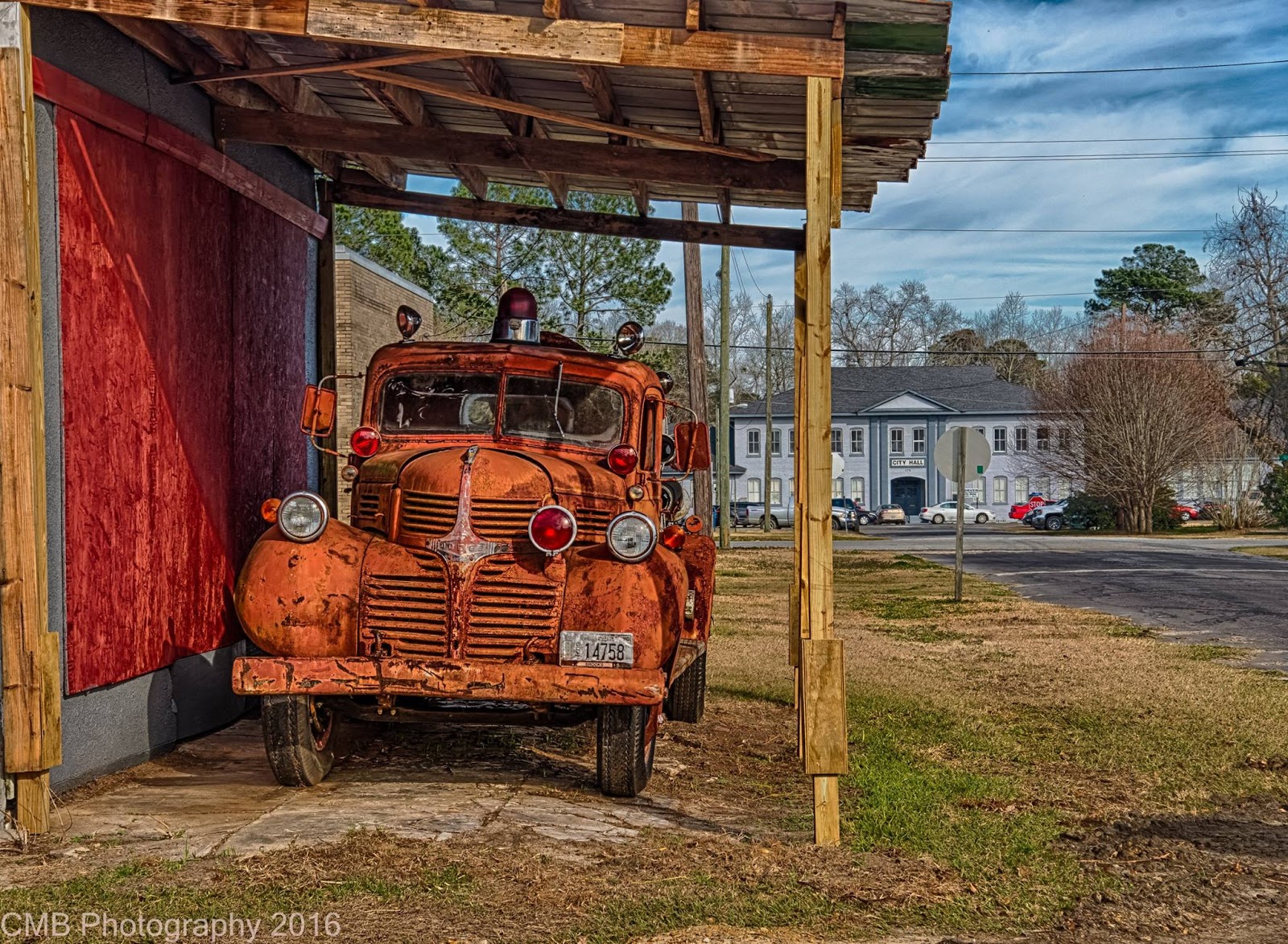 Antique Fire Truck. Morven GA