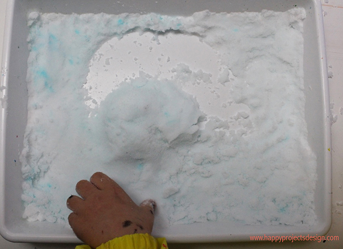 Nieve artificial diy Nieve artificial diy