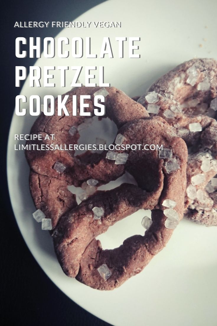 Allergy Friendly Vegan Chocolate Pretzel Cookies Limitless Allergies