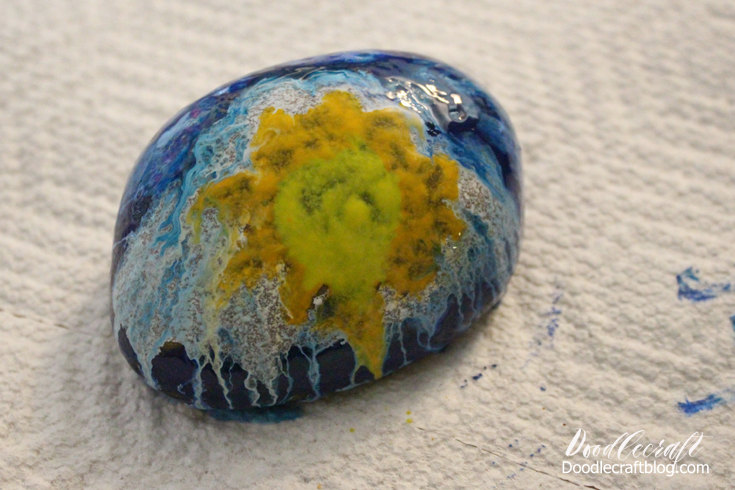 Painted Rock Ideas Lava Hot Rocks With Crayons