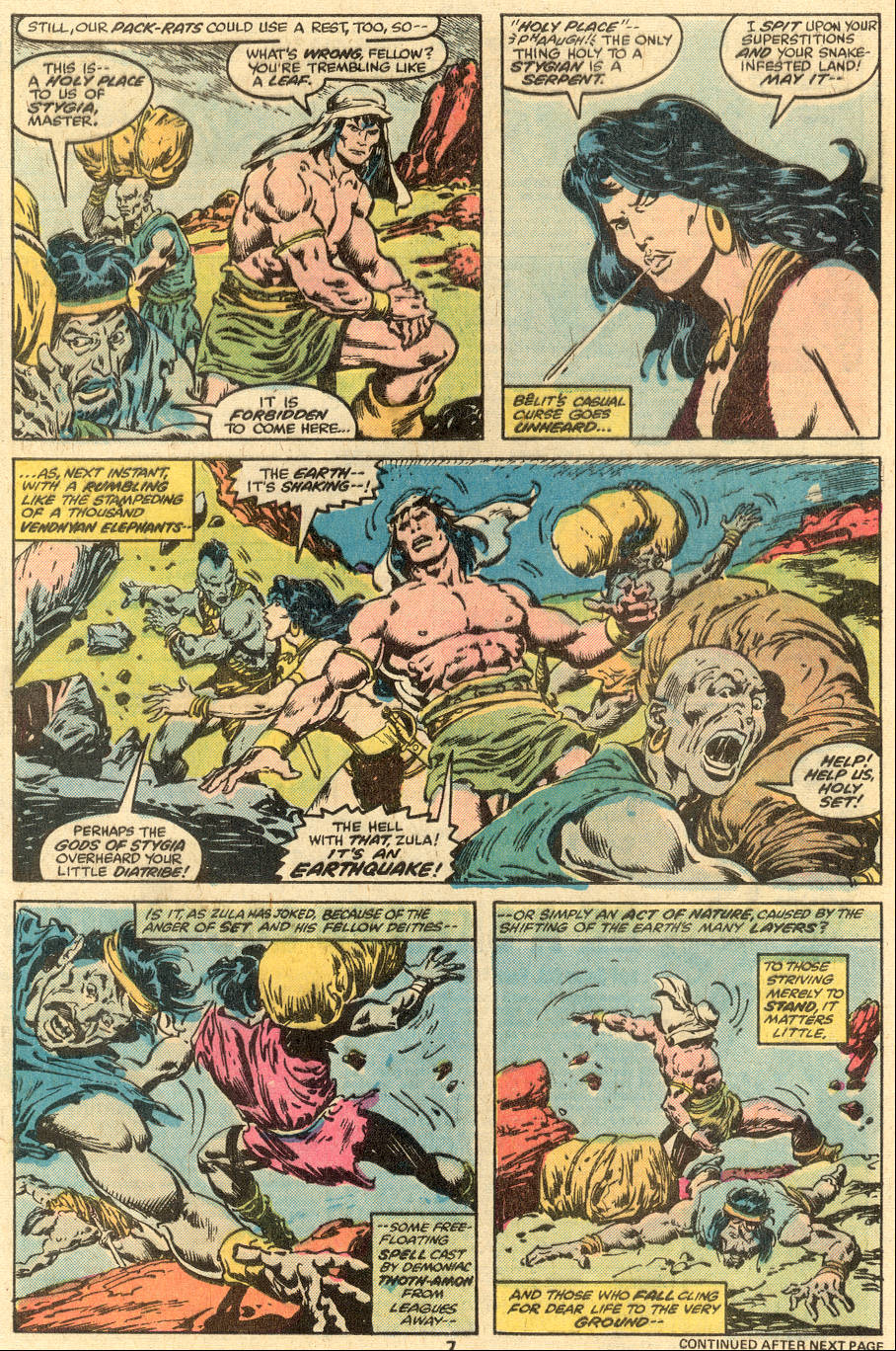 Read online Conan the Barbarian (1970) comic -  Issue #90 - 6