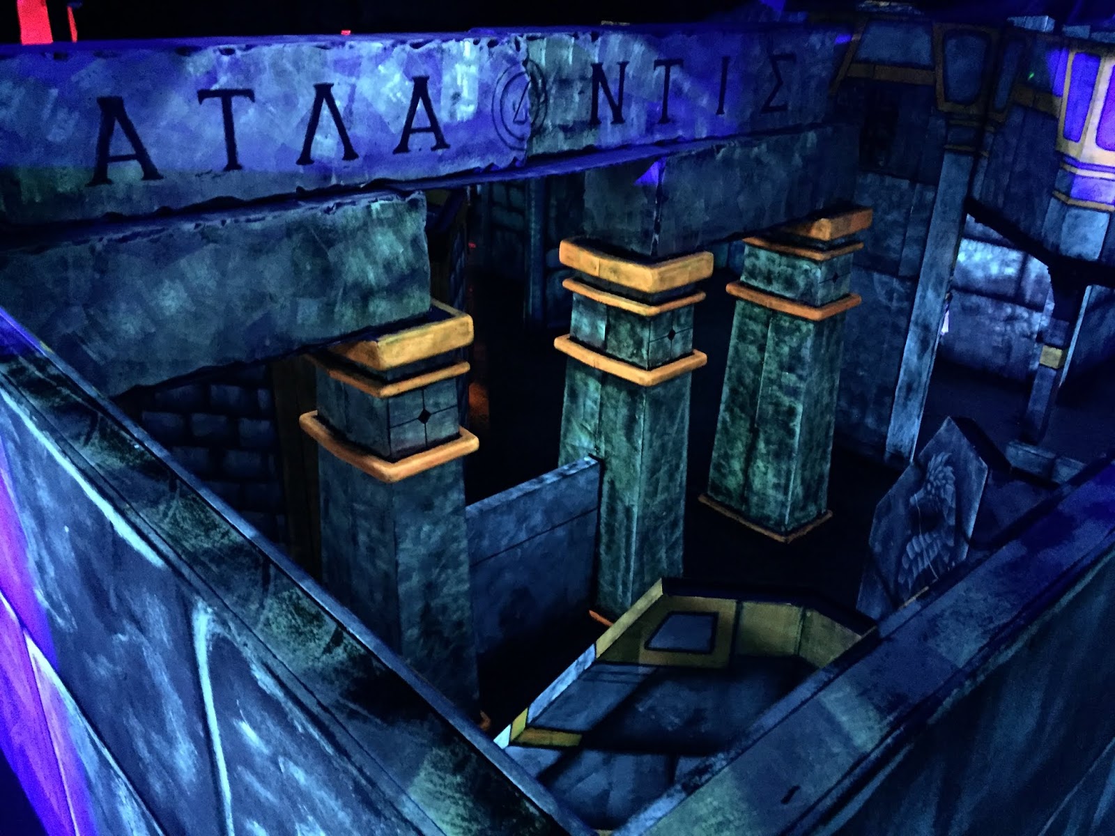 Tiviachick Loves Laser Tag Finding Atlantis at Lost Worlds