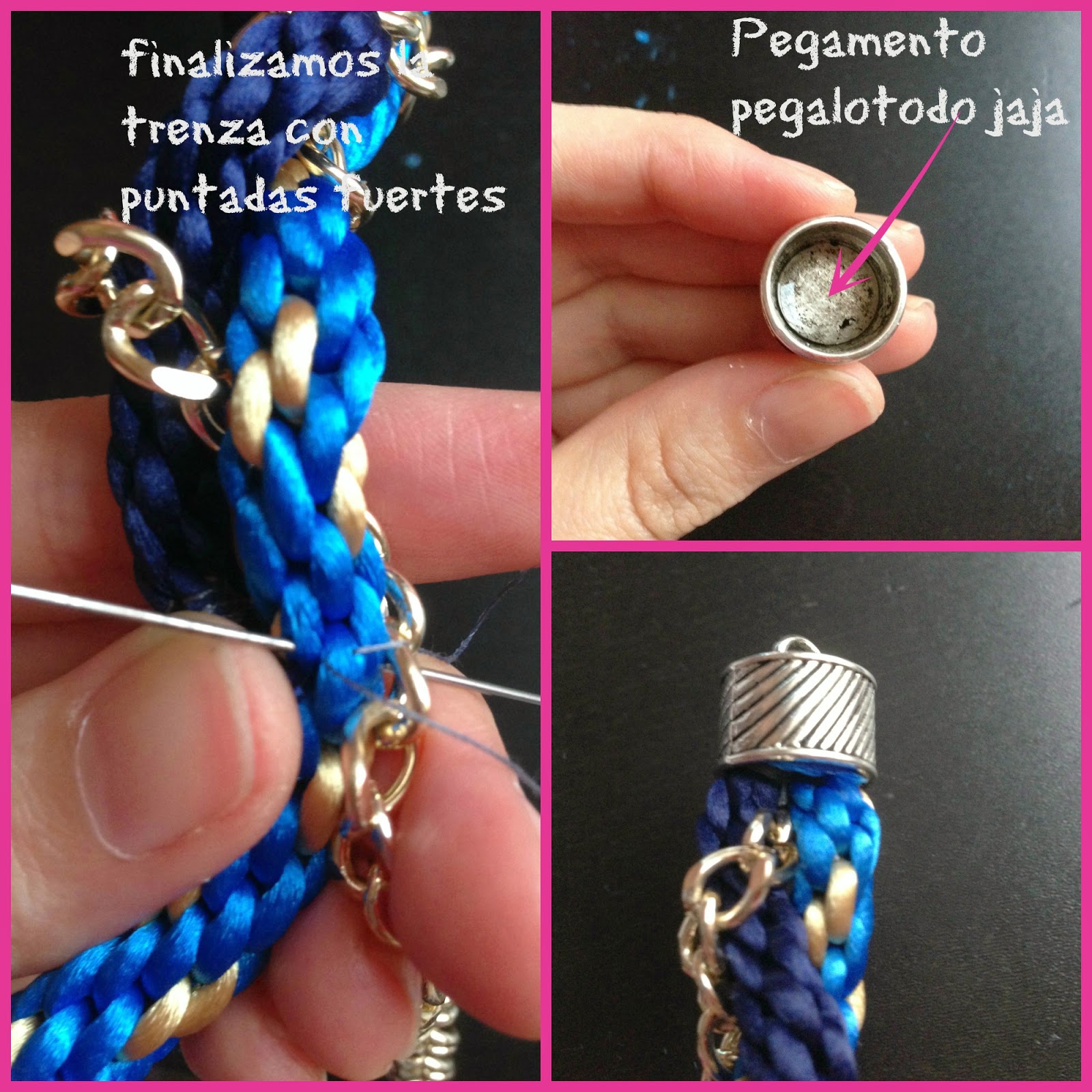 de Butterflies: DIY Collar Kumihimo cadena