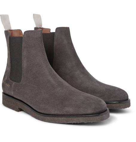 Boots Still On The Brain: Common Projects Suede Chelsea Boots | SHOEOGRAPHY