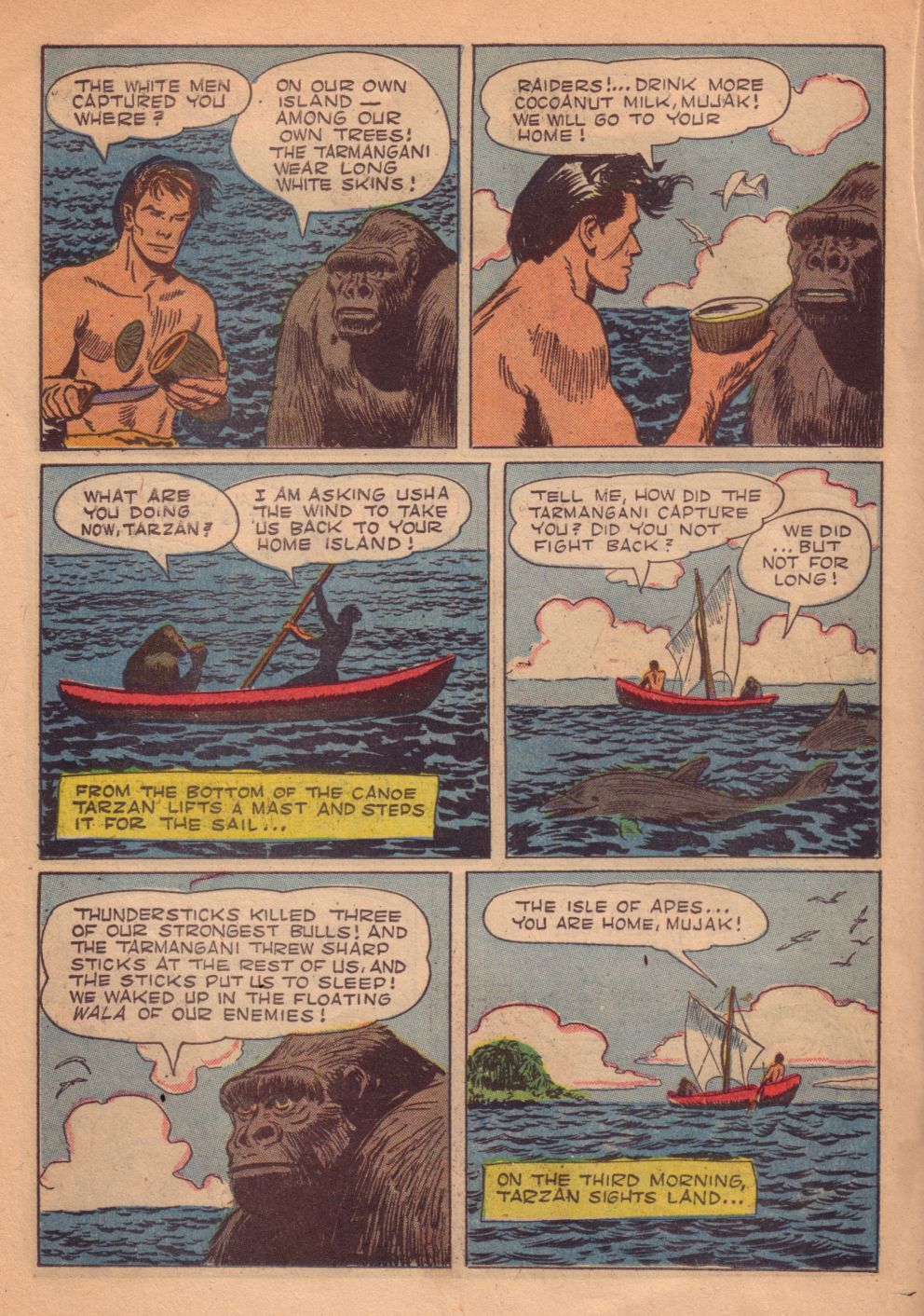 Read online Tarzan (1948) comic -  Issue #55 - 30