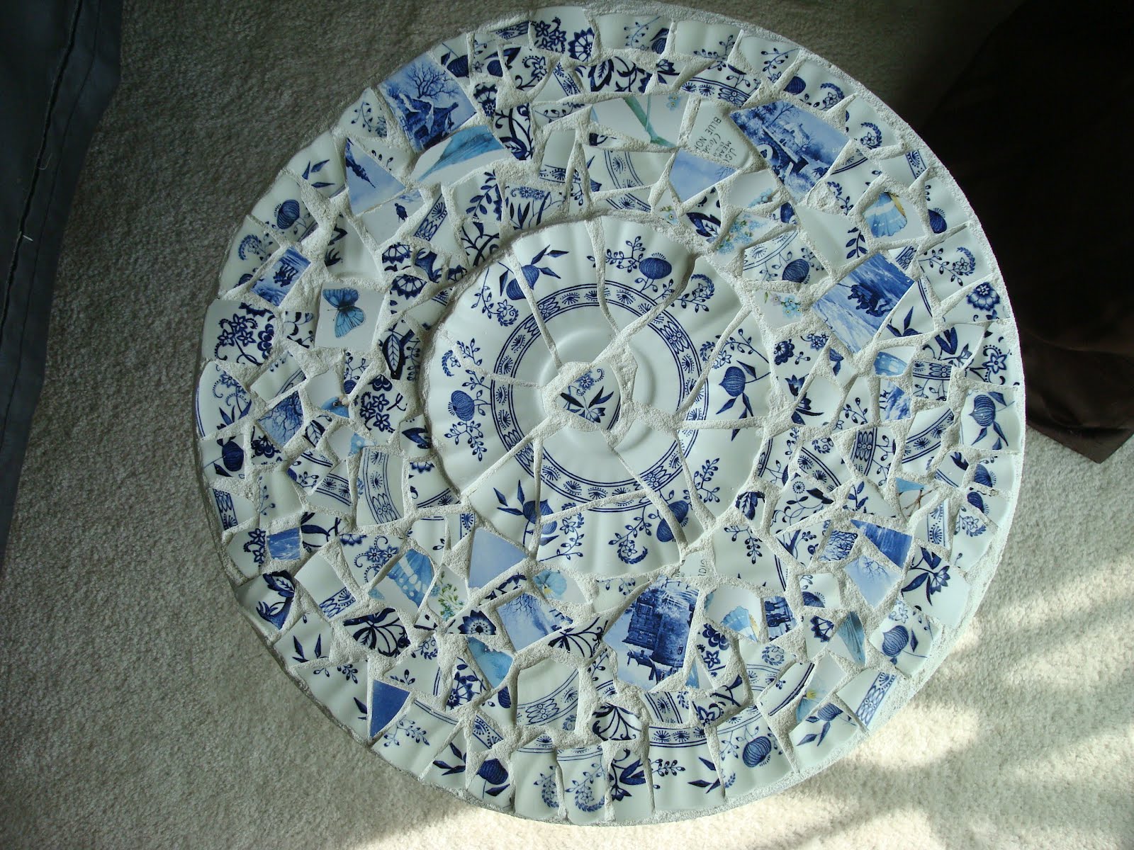 The Purple Martin Mosaic Table Top Tutorial