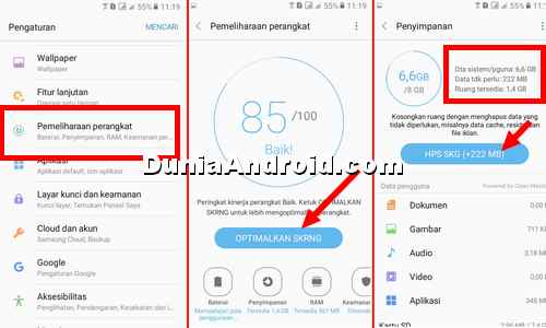 Cara Mengatasi Memori Penuh Hp Samsung J2 Prime