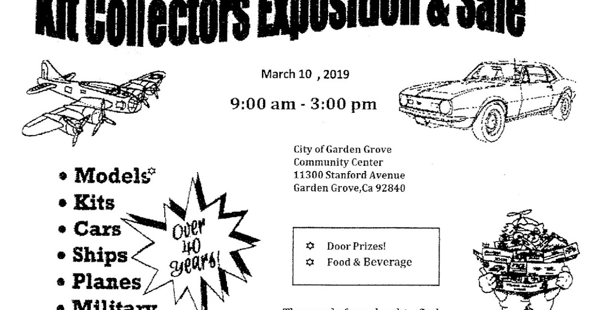 hobbyvendor Kit Collectors Show Sunday, March 10, 2019