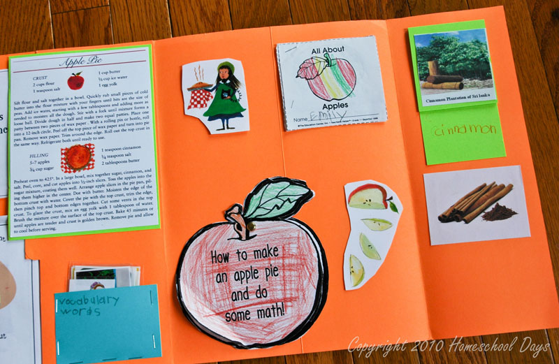 Homeschool Days Lapbook How to Make an Apple Pie and See the World