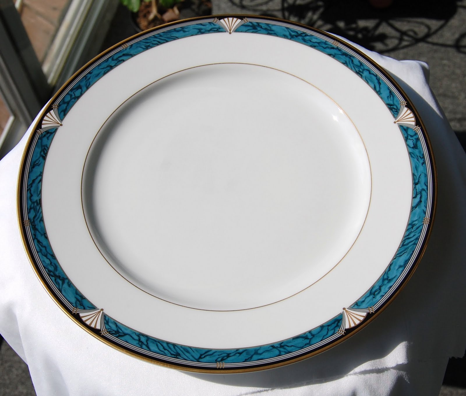 Found 2nd Hand Gorham Edgemont Gold Fine China Dinner Plate