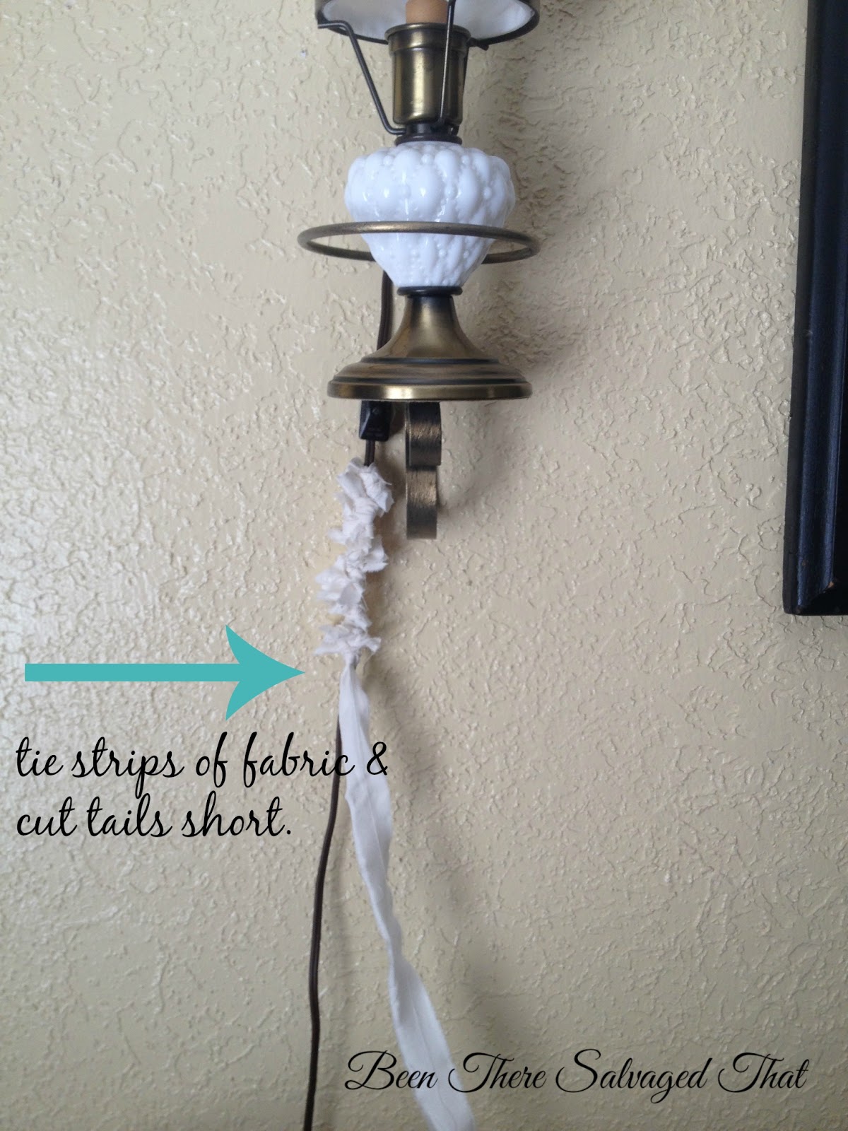 Been There Salvaged That Hiding Ugly Electric Cords Without Big Bulky