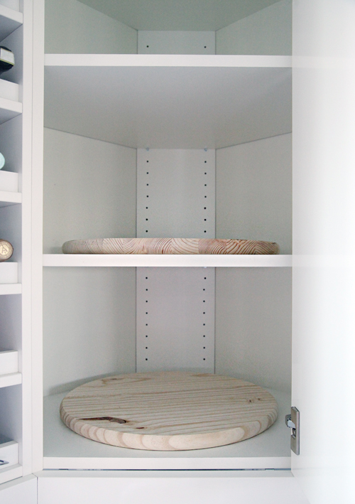 18d Radius Corner Units with 4 Shelves