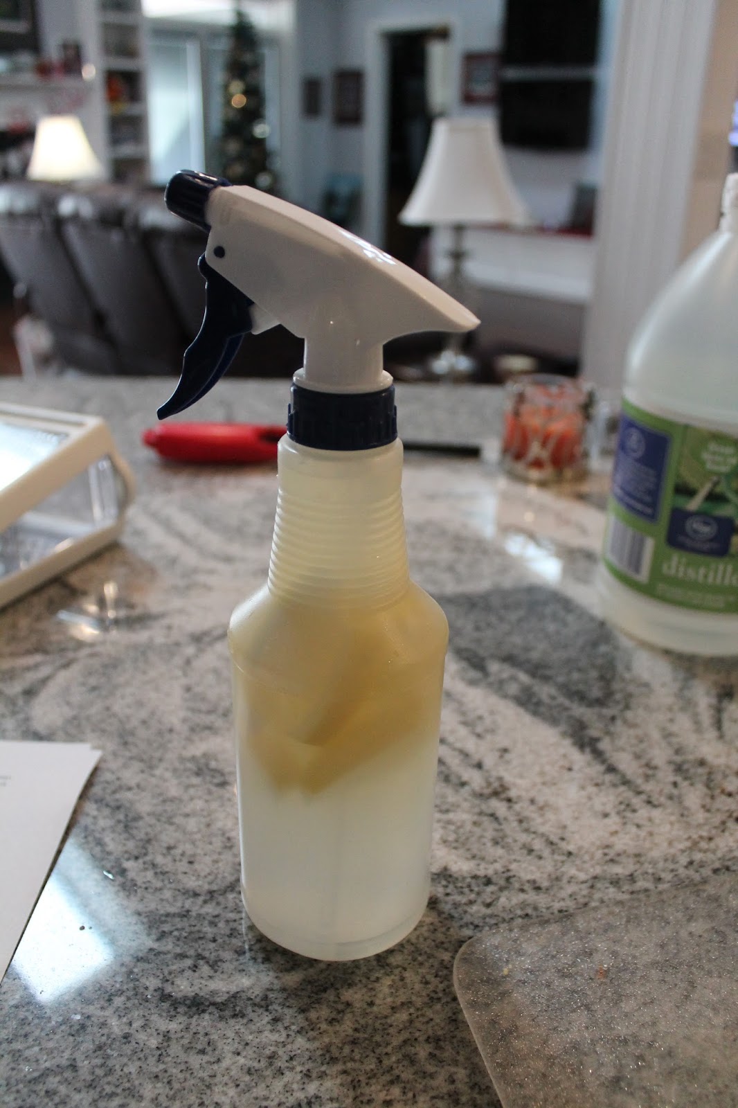 Dinner with the Grobmyers Lemon Vinegar Bathroom Cleaner