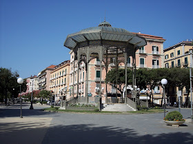 Castellammare di Stabia's bandstand - the cassa armonica -  is a famous landmark in the resort
