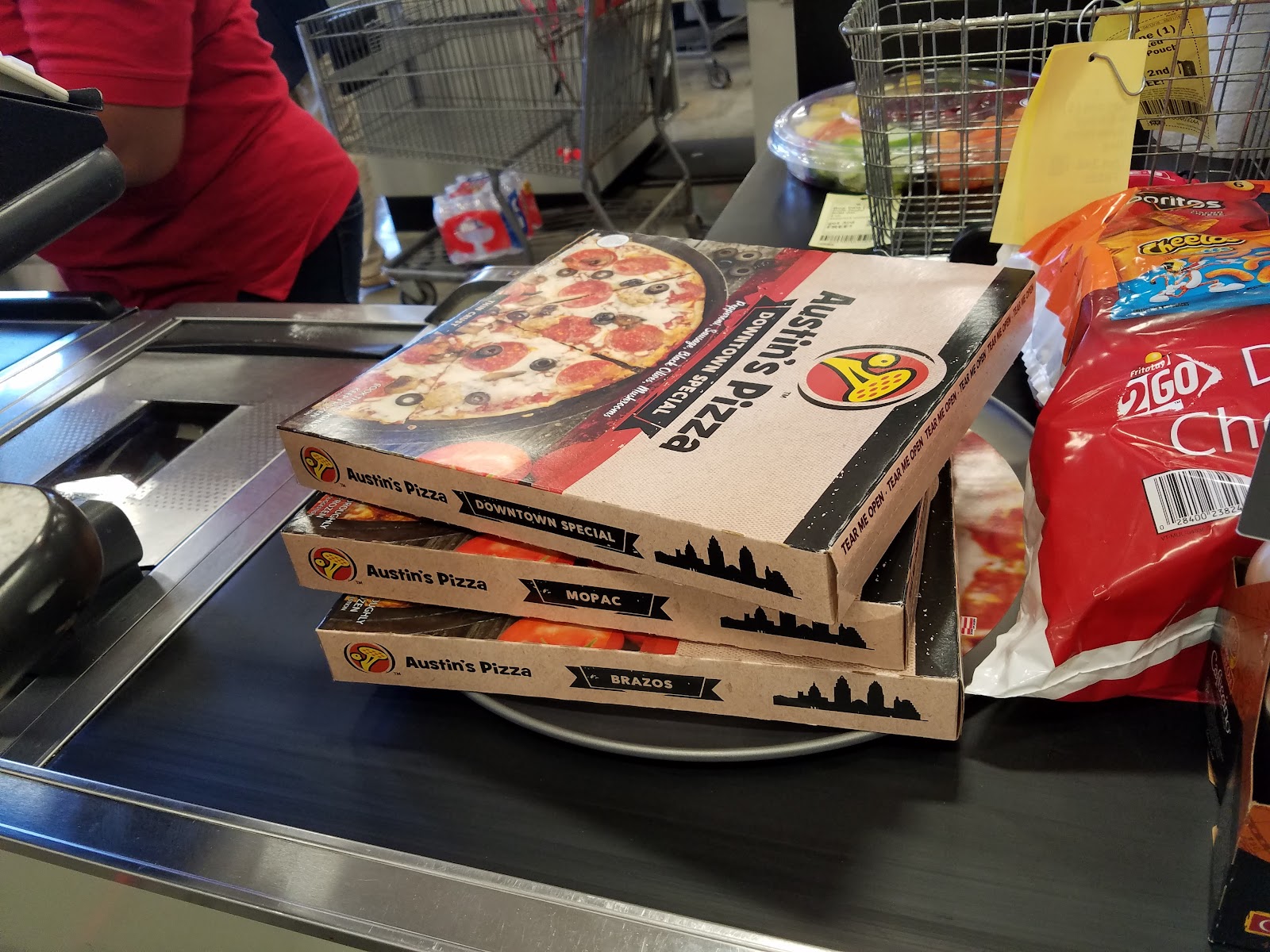 A Sampling of Austin's Pizzas now available at HEB in