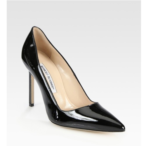 new website for your fashion: Manolo Blahnik Bb Patent Leather Point ...