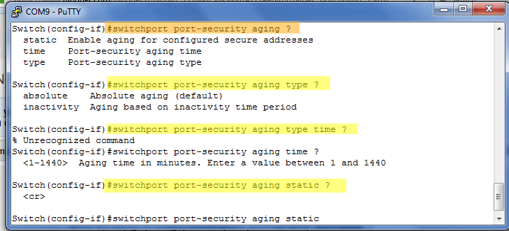 cisco mac address sticky aging time cisco mac address sticky aging time