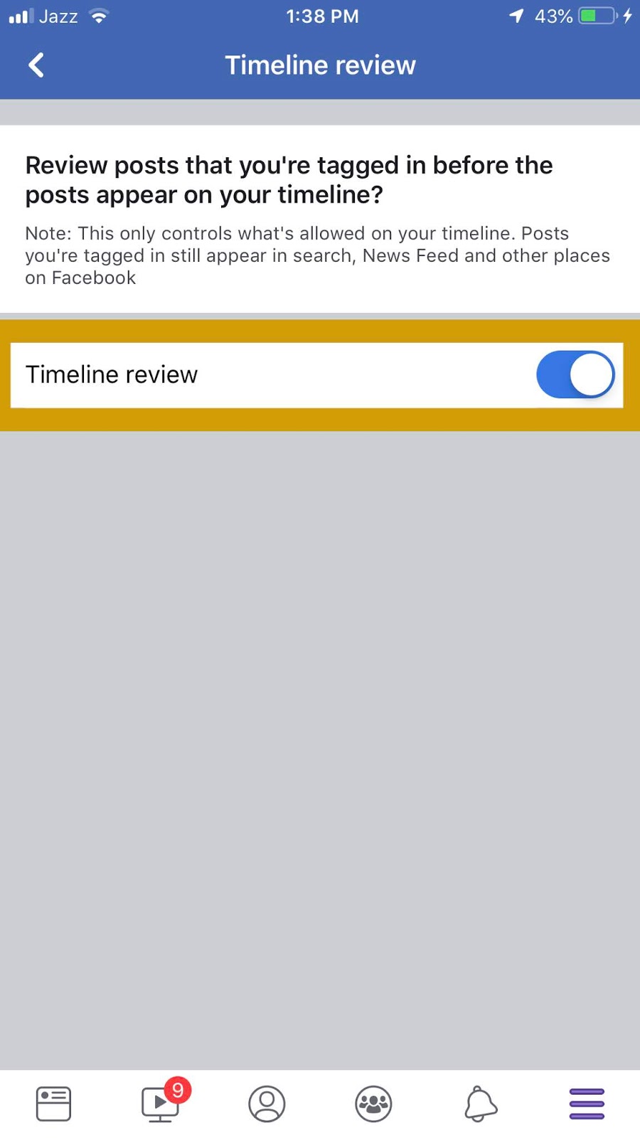 How to stop someone seeing tagged posts on facebook