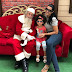 Ellen Cardoso leva a filha para ver Papai Noel