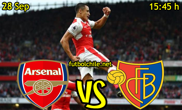 Ver stream hd youtube facebook movil android ios iphone table ipad windows mac linux resultado en vivo, online: Arsenal vs Basilea