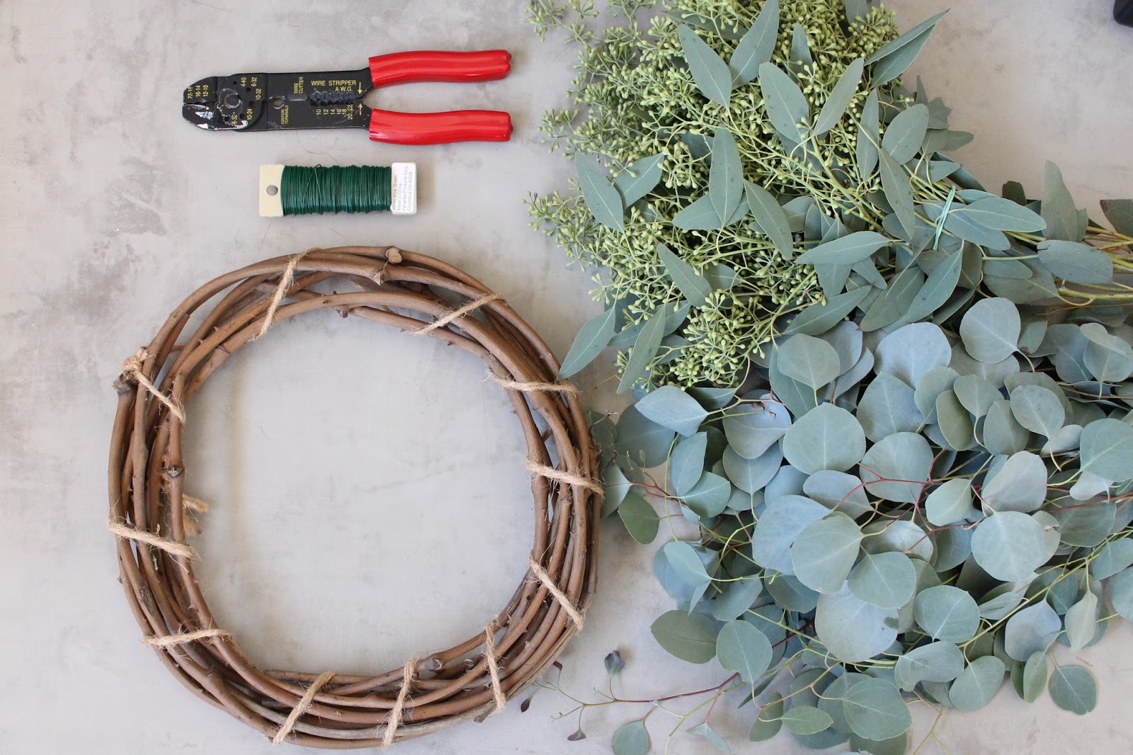 Wonderfully Made DIY Eucalyptus Wreath