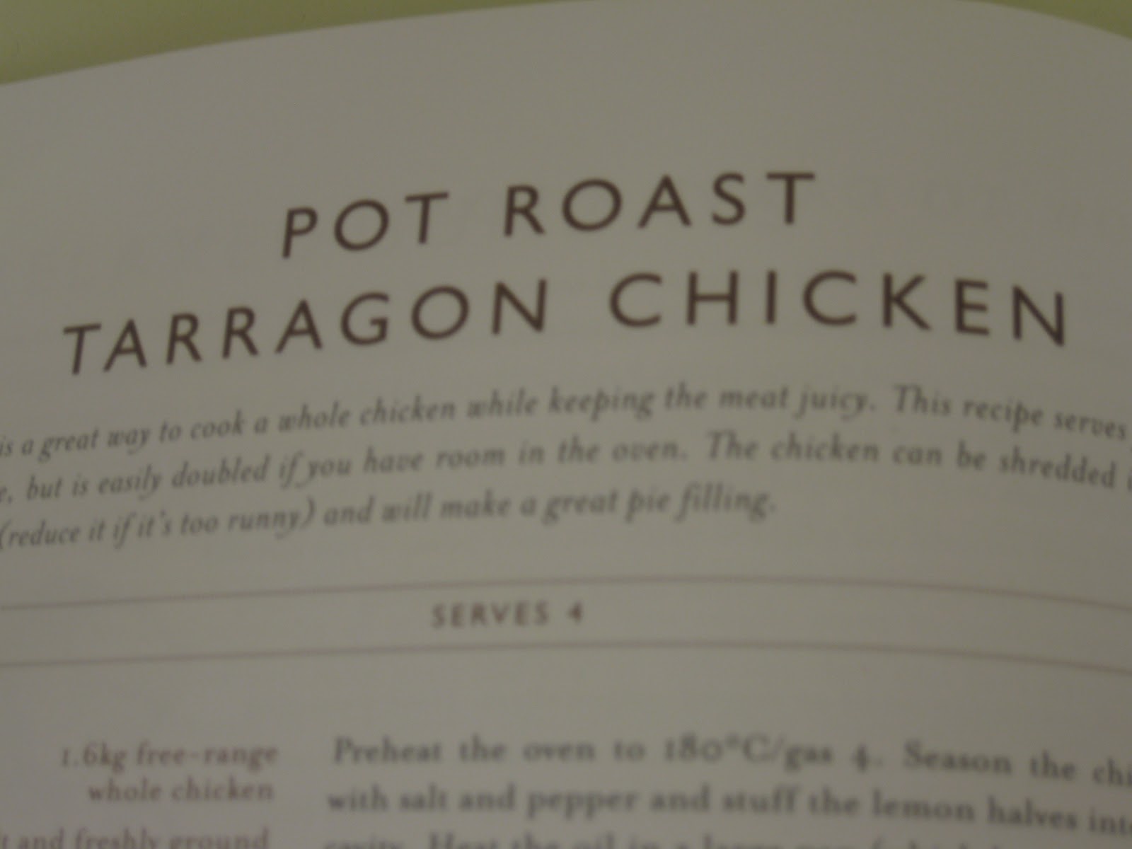 Everything British Pippa's Recipe Pot Roast Tarragon Chicken