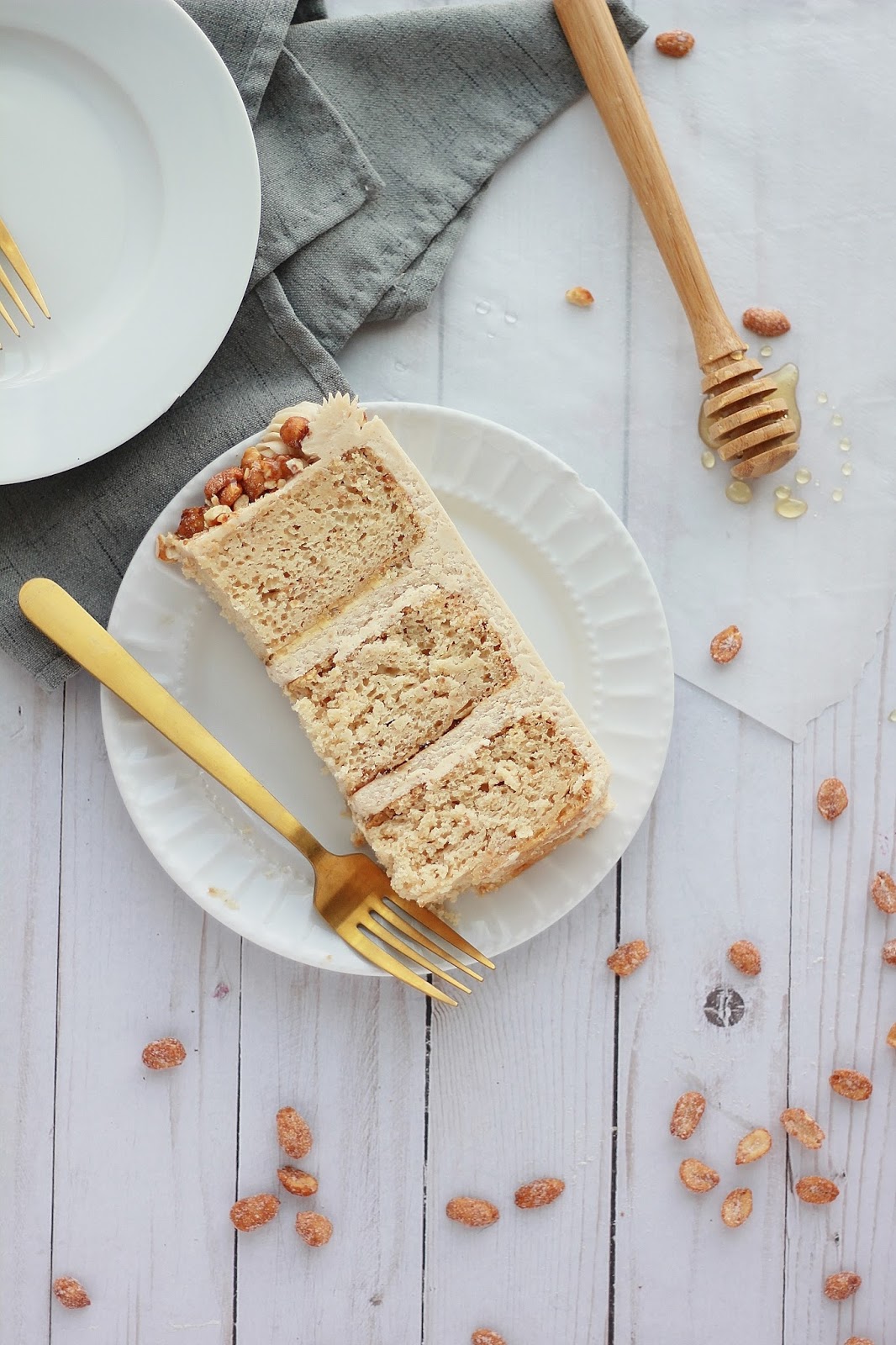 Honey Roasted Peanut Butter Cake