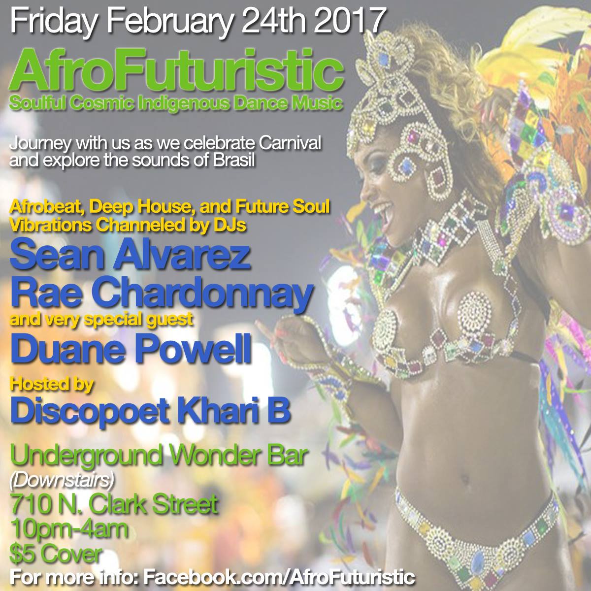 Friday 2/24: AfroFuturistic Celebrates Brasilian Carnival