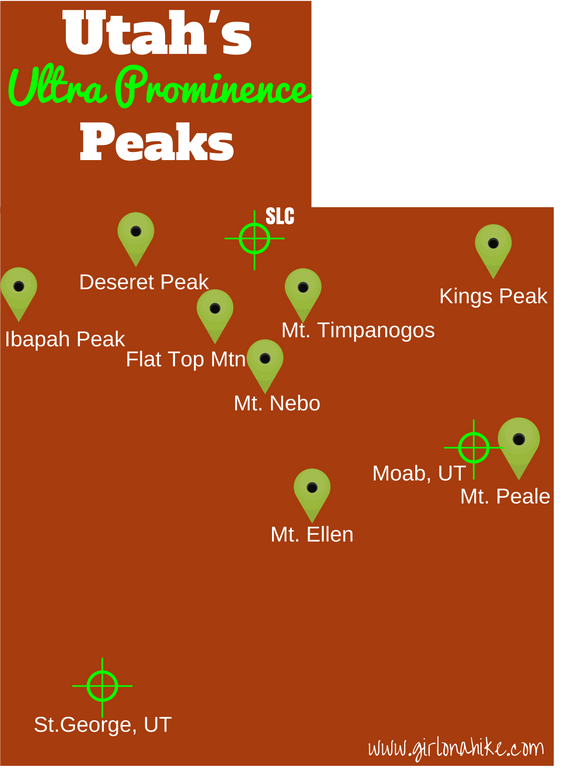 Hiking Utah's 8 Ultra Prominence Peaks Girl on a Hike
