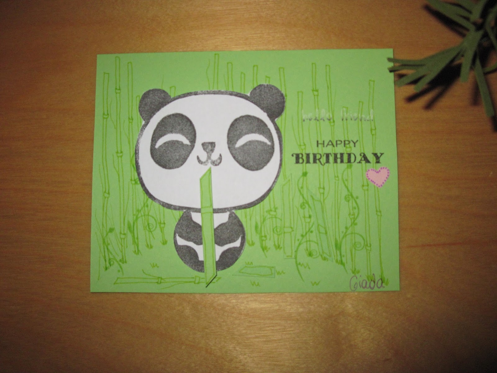 I Love Panda Giadalesuenuvole