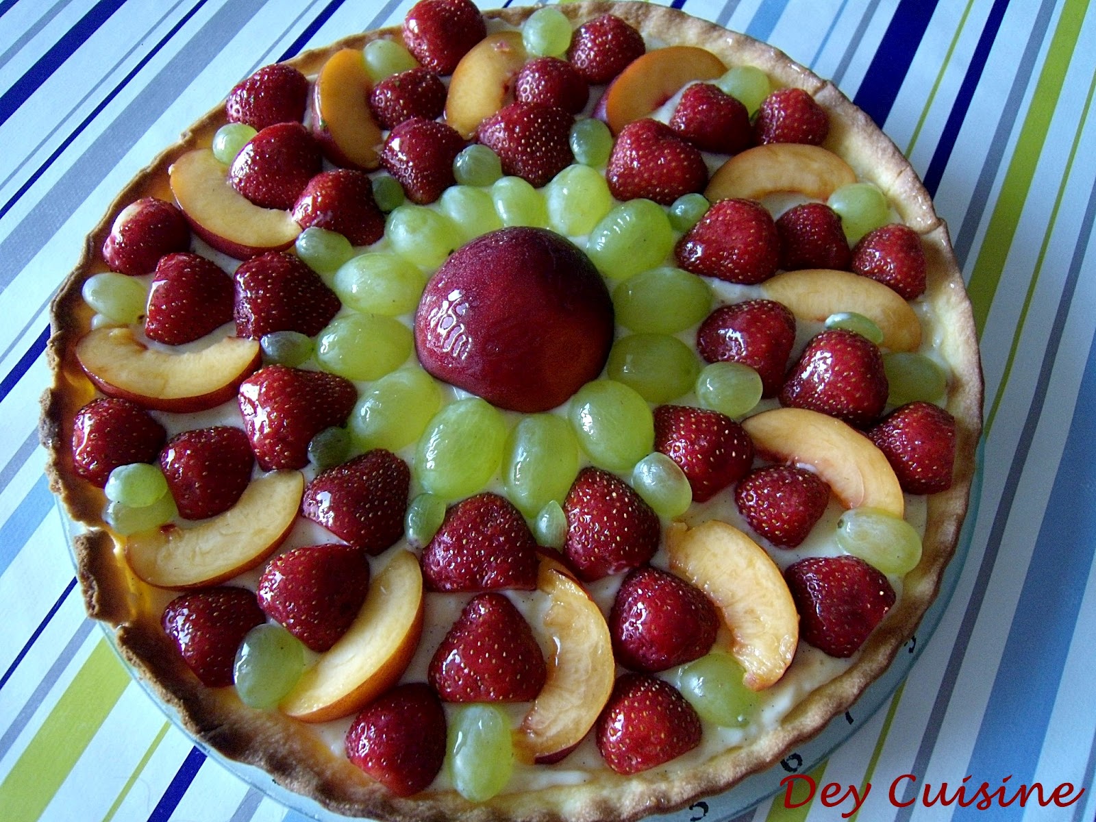 Dey cuisine: Tarte estivale aux fruits