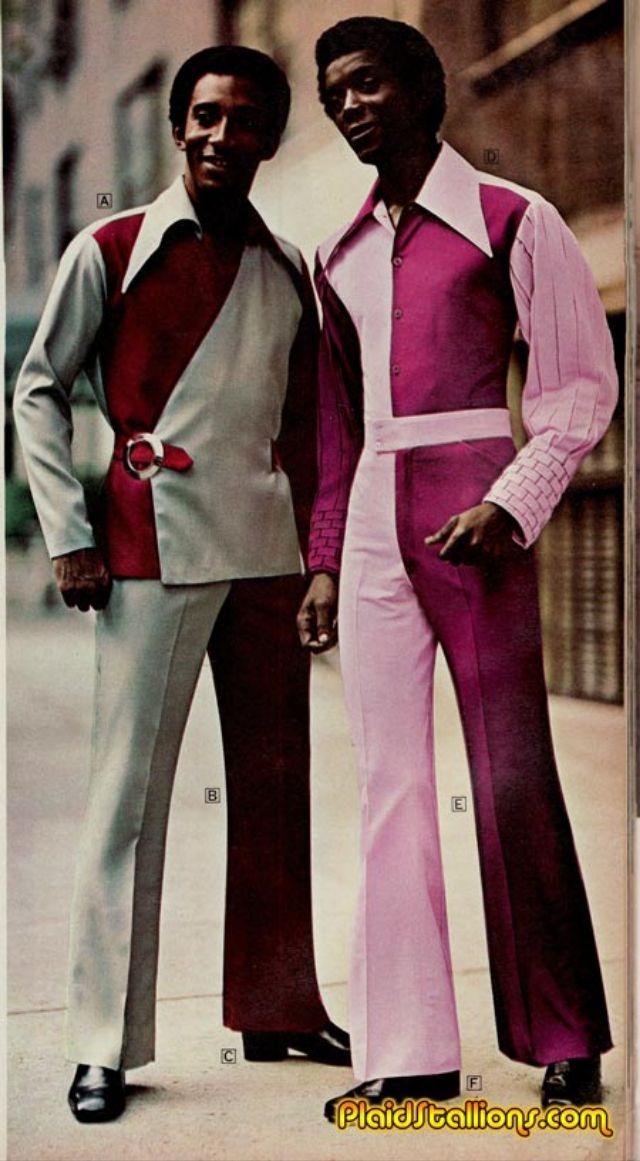 In the 1970s Real Men Wore Flared Trousers and Flowery T