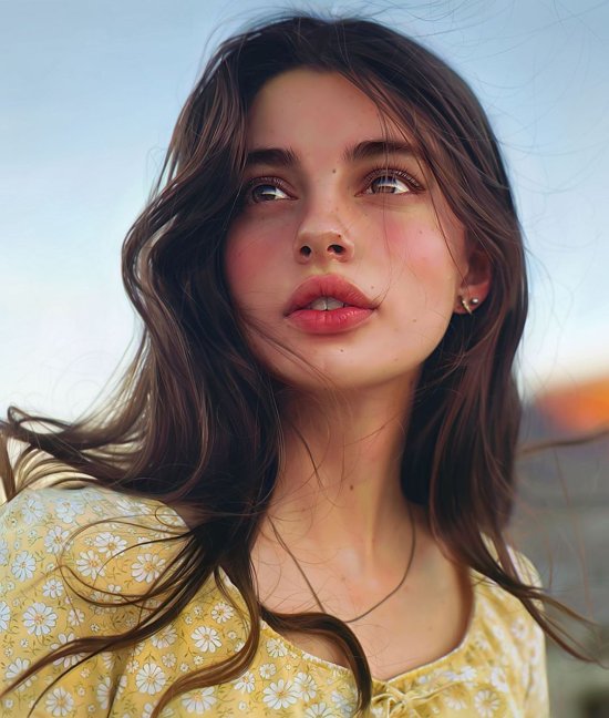 As belas pinturas foto-realistas com mulheres de Irakli Nadar Irakli Nadar artstation instagram arte pinturas mulheres animes foto-realista beleza