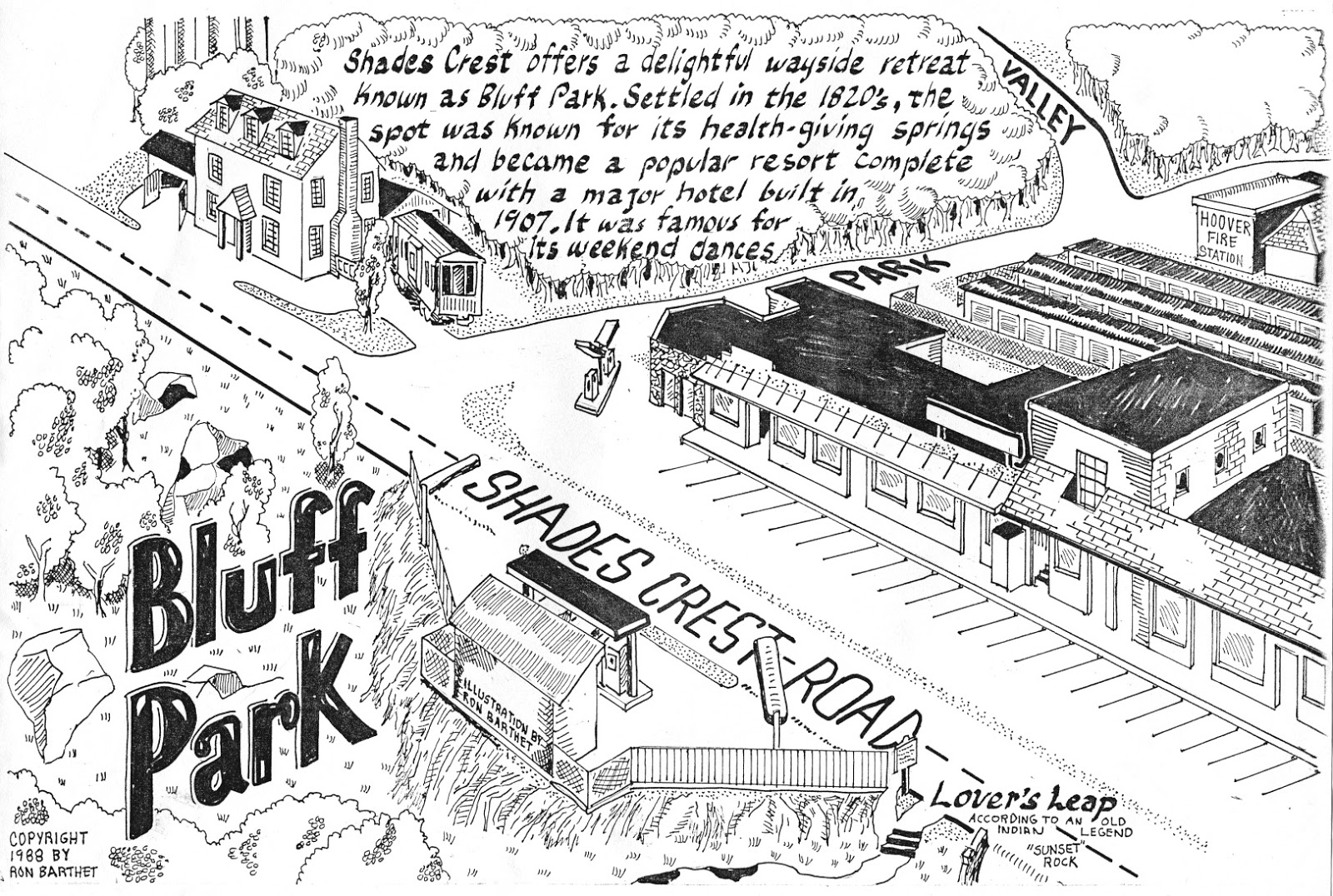 The Barthet Gallery Bluff Park Map