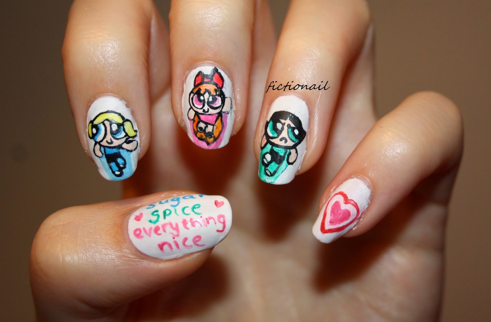 The Powerpuff Girls Nails