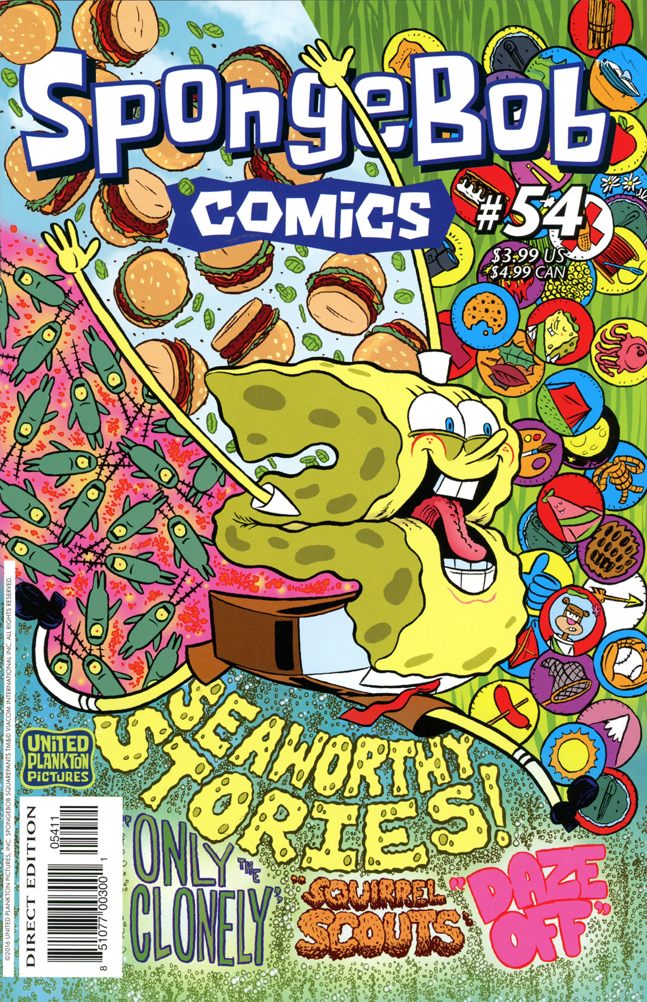 Read online SpongeBob Comics comic -  Issue #54 - 1