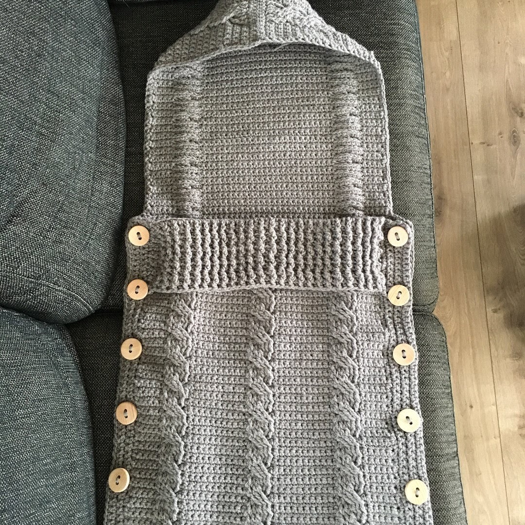 Zelfgemaakt ! haakwerkjes en meer: Patroon gehaakte maxi-cosi voetenzak