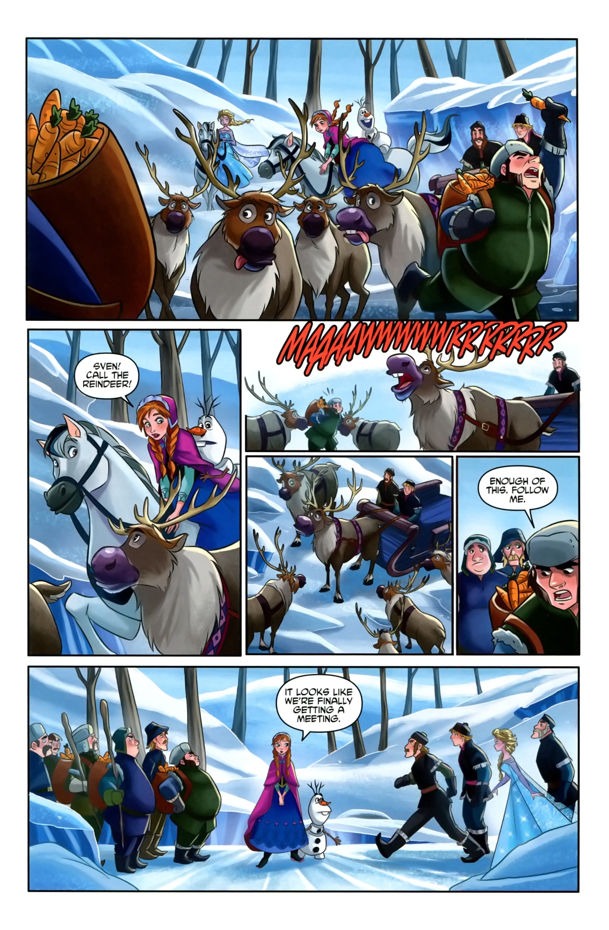 Read online Disney Frozen comic -  Issue #1 - 21