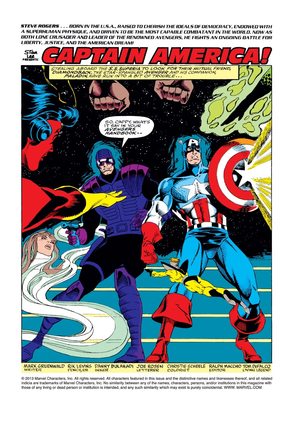 Read online Captain America (1968) comic -  Issue #390 - 2