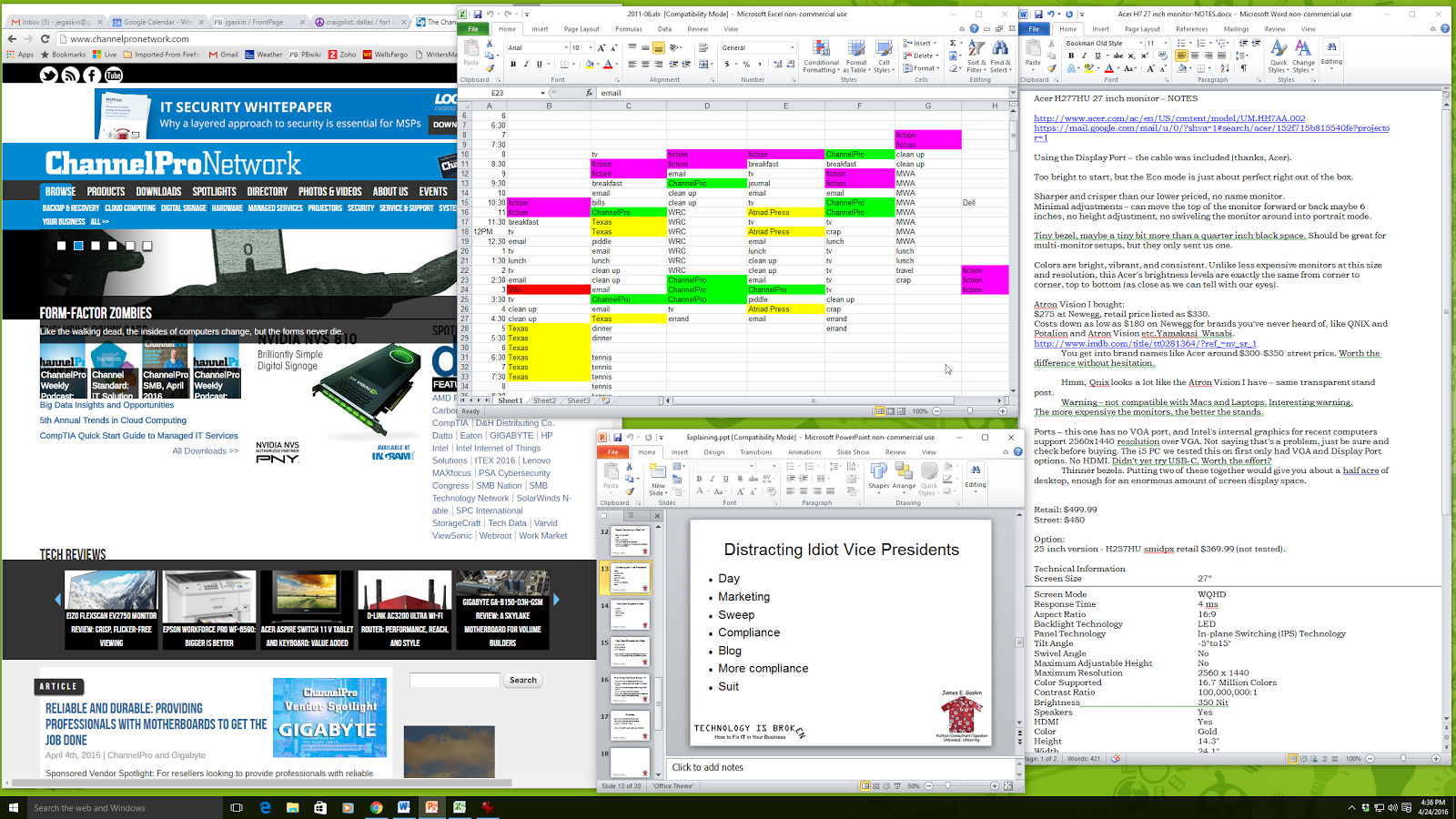 Tech for Writers Why You Need a Bigger Monitor