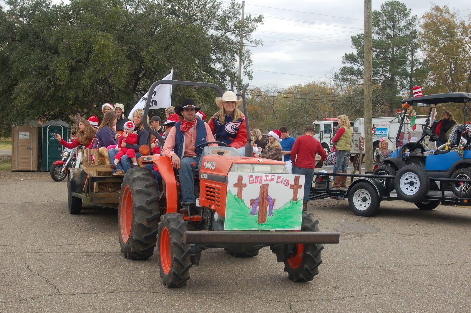 word on the street Redneck Christmas Parade Saturday
