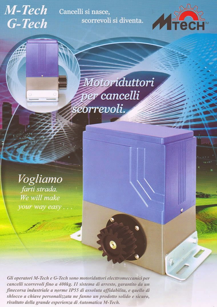 SECURITY SYSTEM MTECH/FAAC/E8/GFORCE AUTO GATE SYSTEM IN KUCHING.