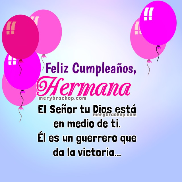ᐈ Mensajes de cumpleaños para mi Hermana con frases cristianas.【 3