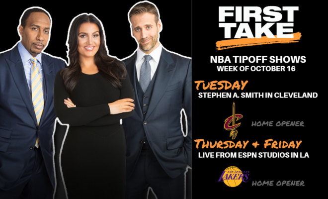 First Take on the Road for NBA Tipoff Shows - Urban Radio Nation | Adult R&B Black Radio News