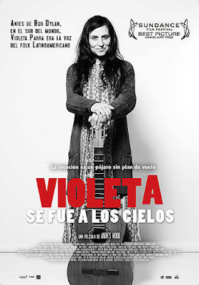 Cartel oficial español: Violeta se fue a los cielos (2011)