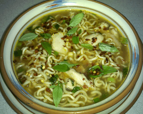Spicy Chicken and Noodle Soup